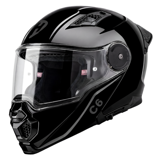 D.O.T. & ECE Daytona C6- Hi-Gloss Black