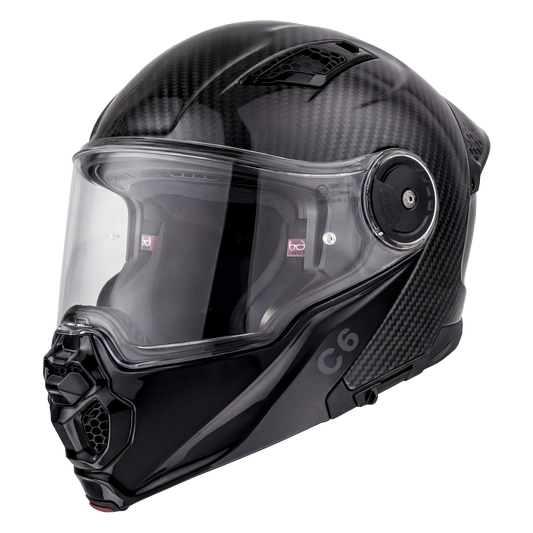 D.O.T. & ECE Daytona C6- Grey Carbon Fiber